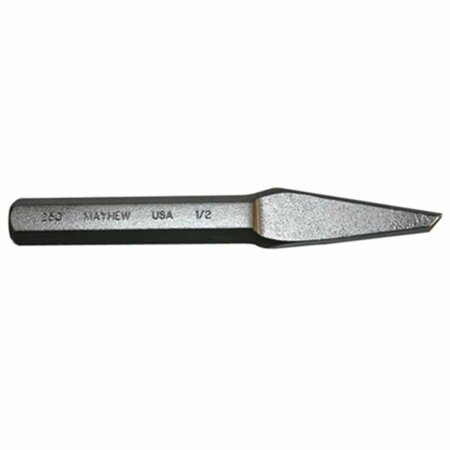 MAYHEW 0.5 In. Half Round Nose Chisel MAY-10505